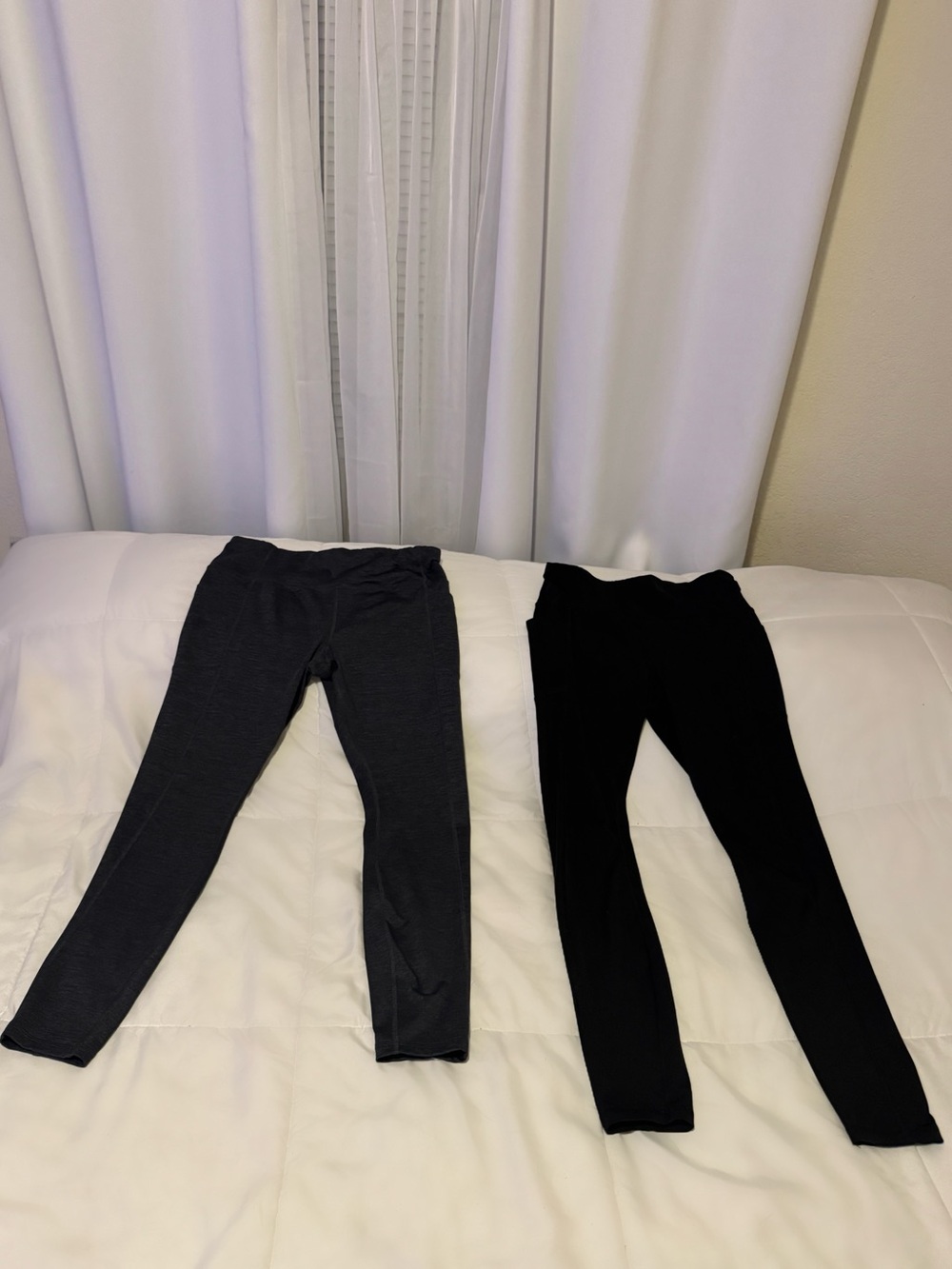 Black and Gray Leggings